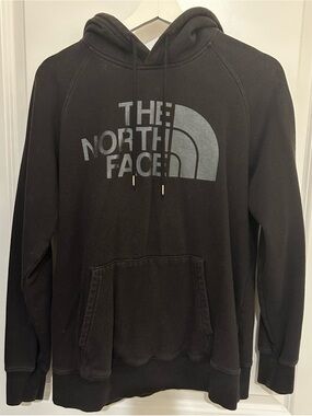The North Face Women’s Black Hoodie Logo Sweatshirt Size Medium